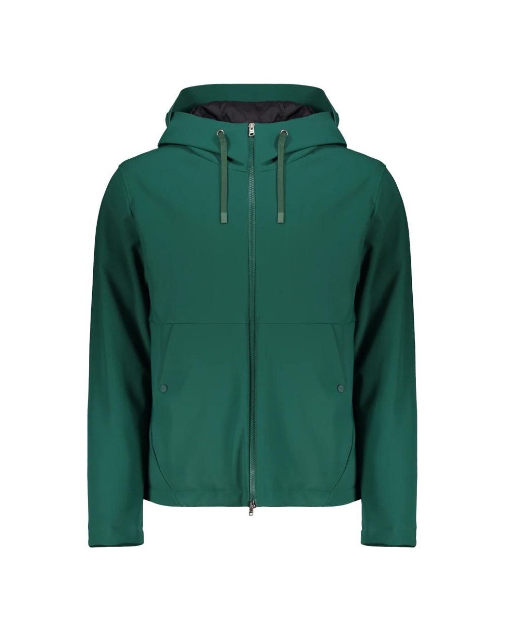 Herno Green Zip-Throughs for men