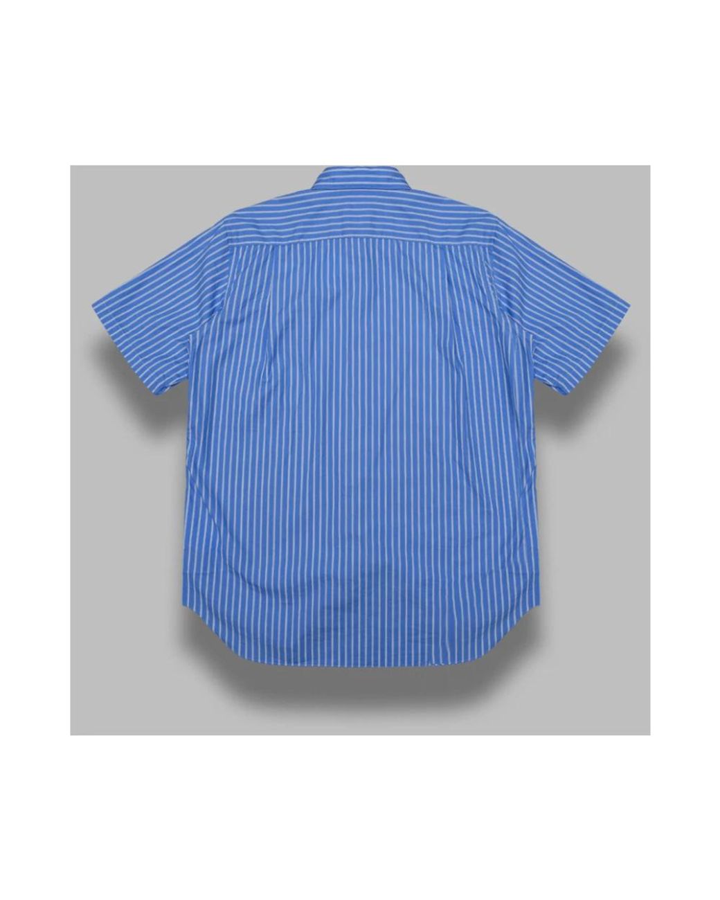 COMME DES GARÇONS PLAY Blue Short Sleeve Shirts for men