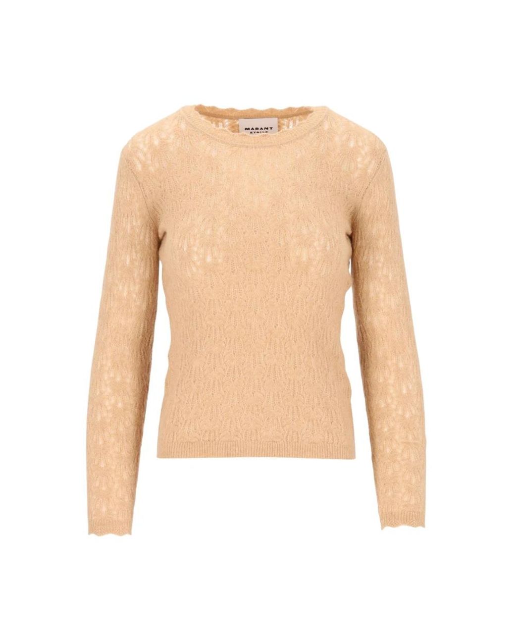 Isabel Marant Natural Round-Neck Knitwear
