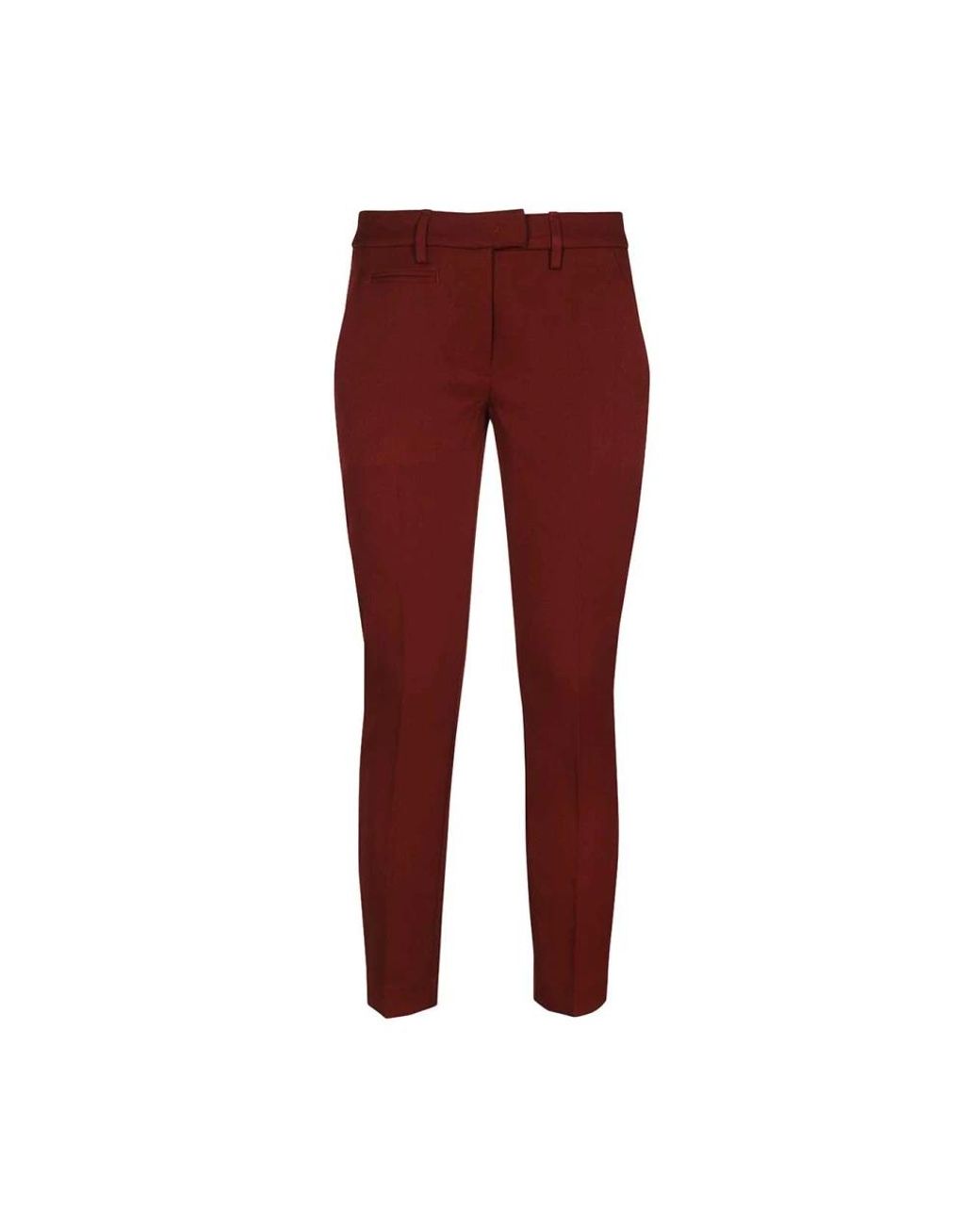 Dondup Red Slim-Fit Trousers