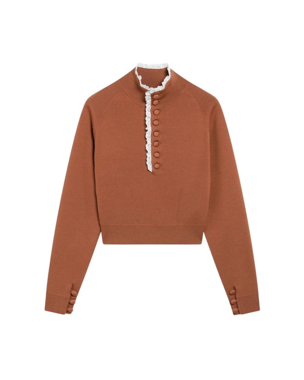 Turtlenecks Chloé de color Brown