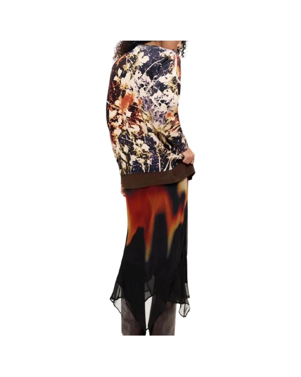 Desigual Multicolor Round-Neck Knitwear