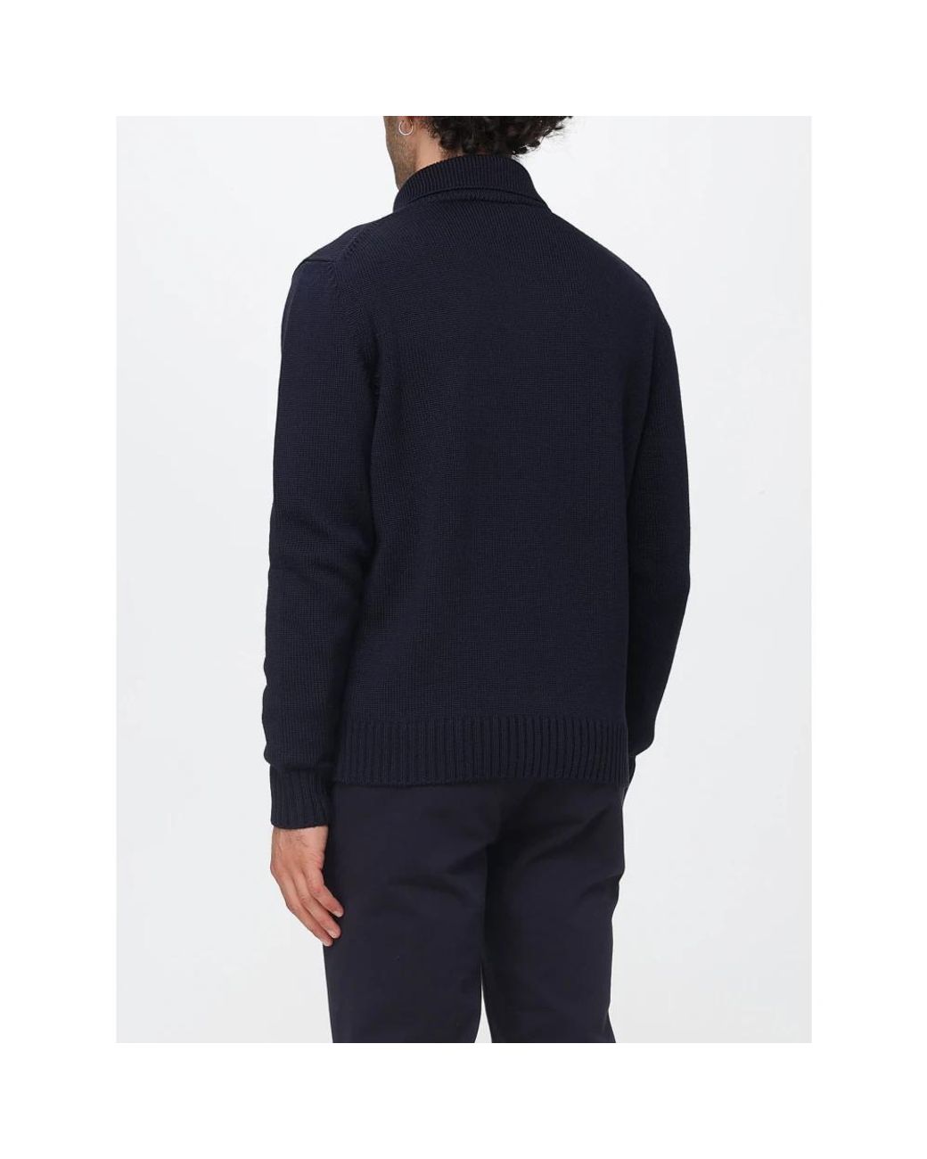 Cardigans Zanone de hombre de color Blue