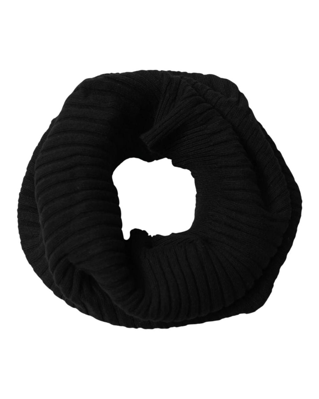 Dolce & Gabbana Black Winter Scarves