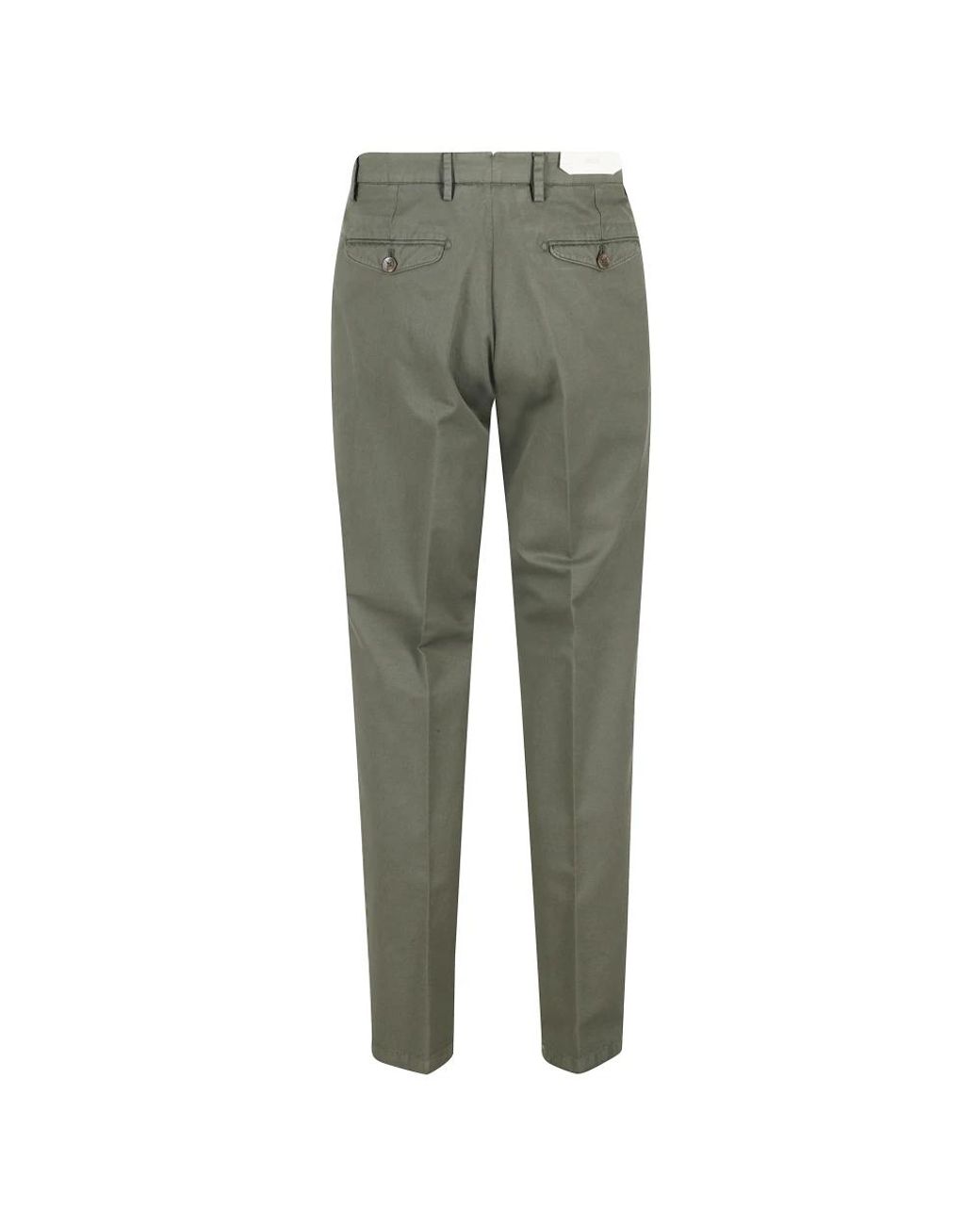 BRIGLIA Green Suit Trousers for men
