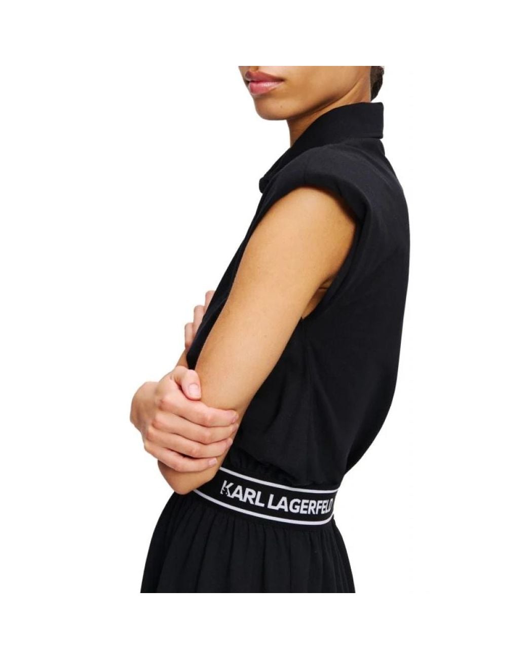 Karl Lagerfeld Black Short Dresses