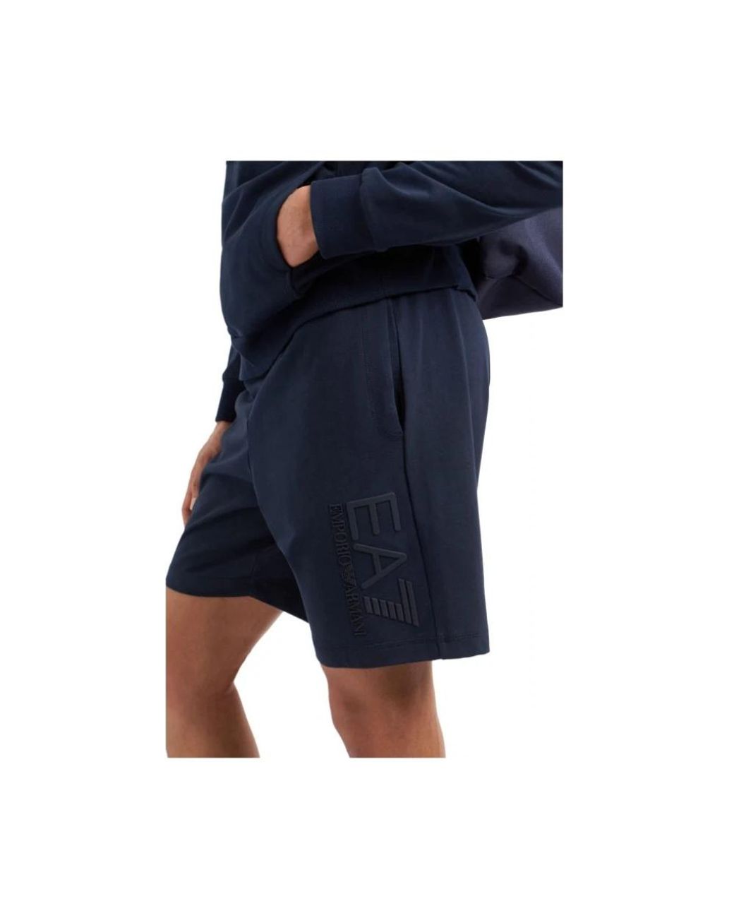 EA7 Blue Casual Shorts for men