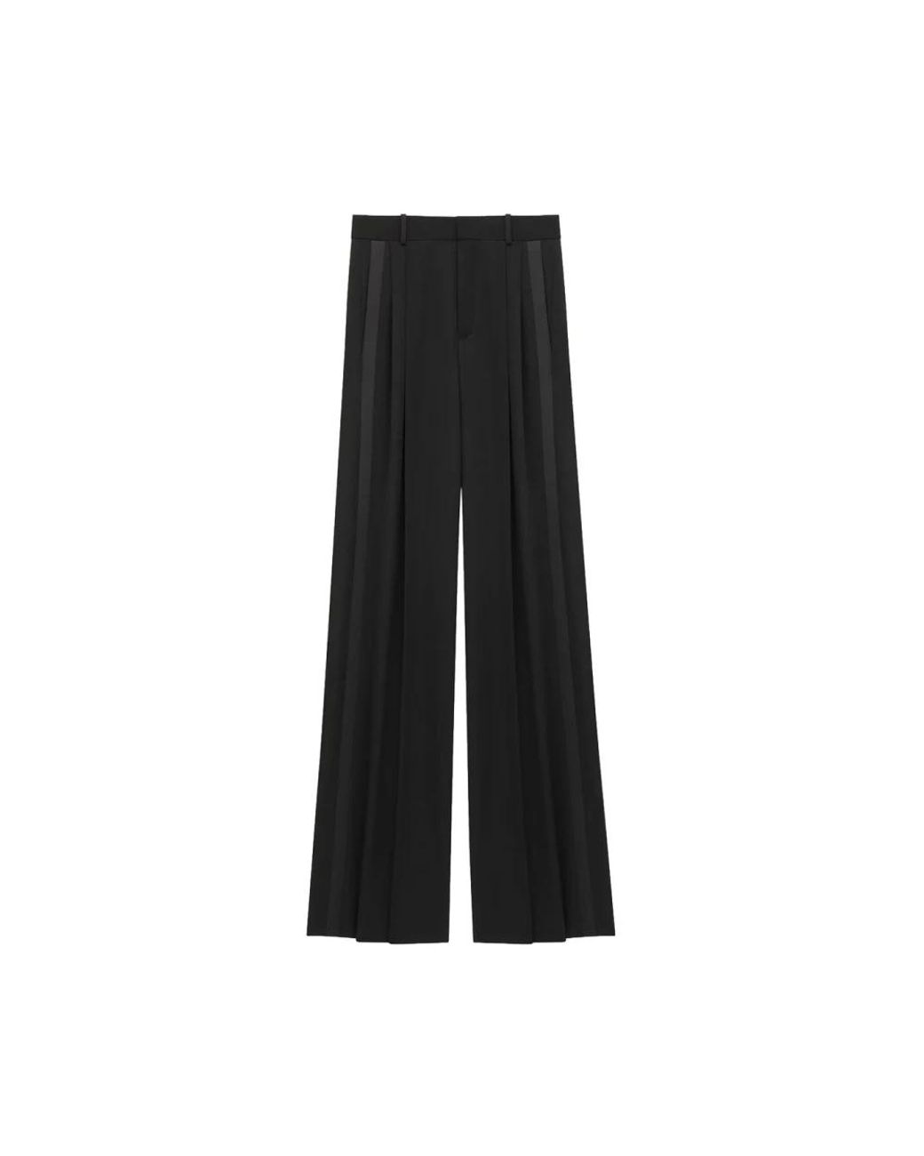 Saint Laurent Black Wide Trousers for men