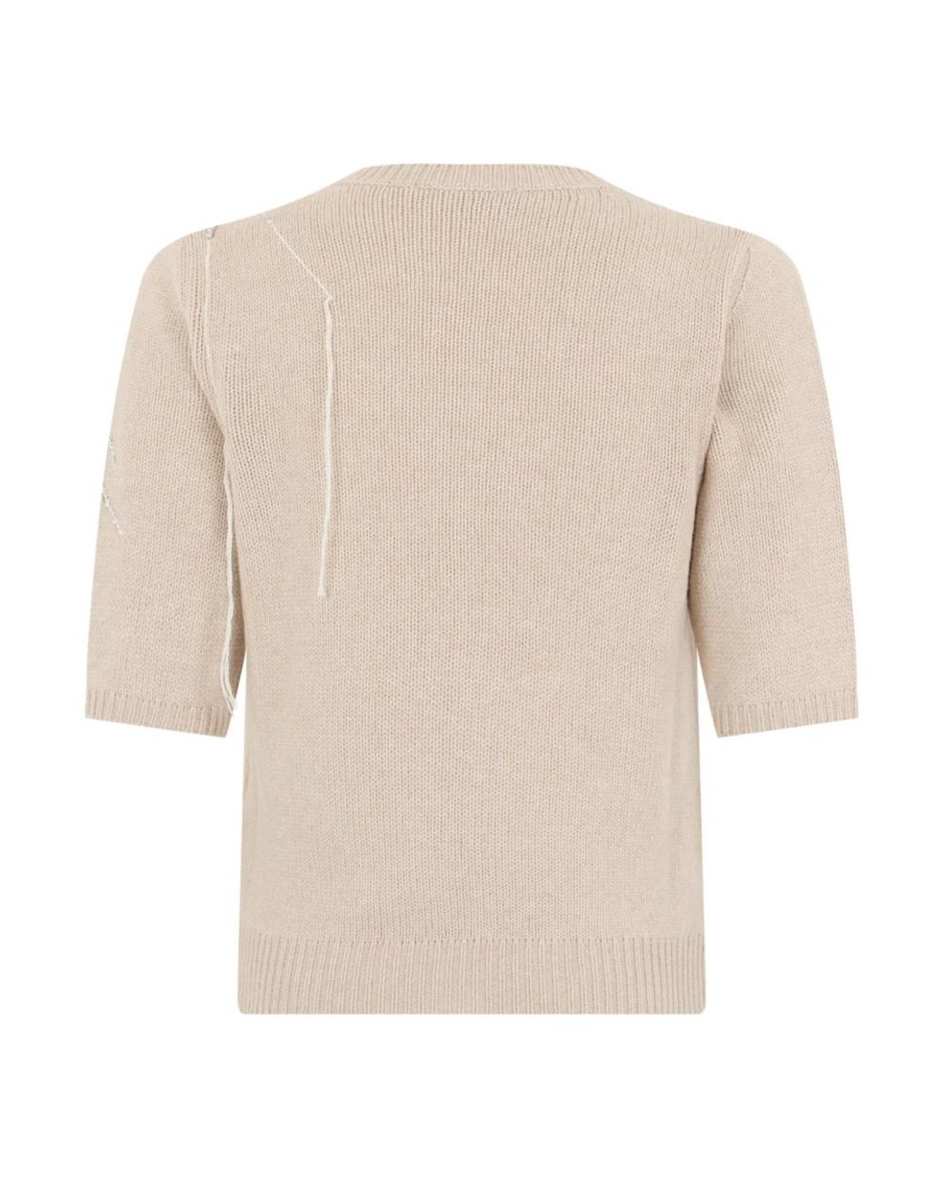Fabiana Filippi Natural Round-Neck Knitwear