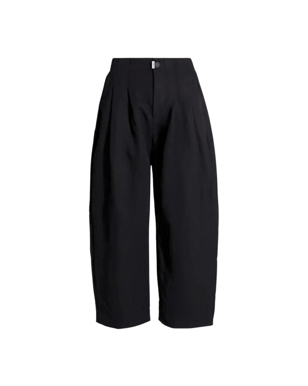PNTS Black Wide Trousers