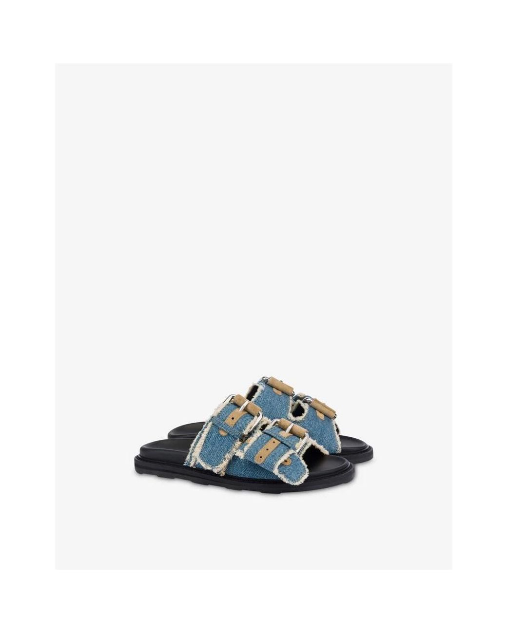Moschino Blue Sliders