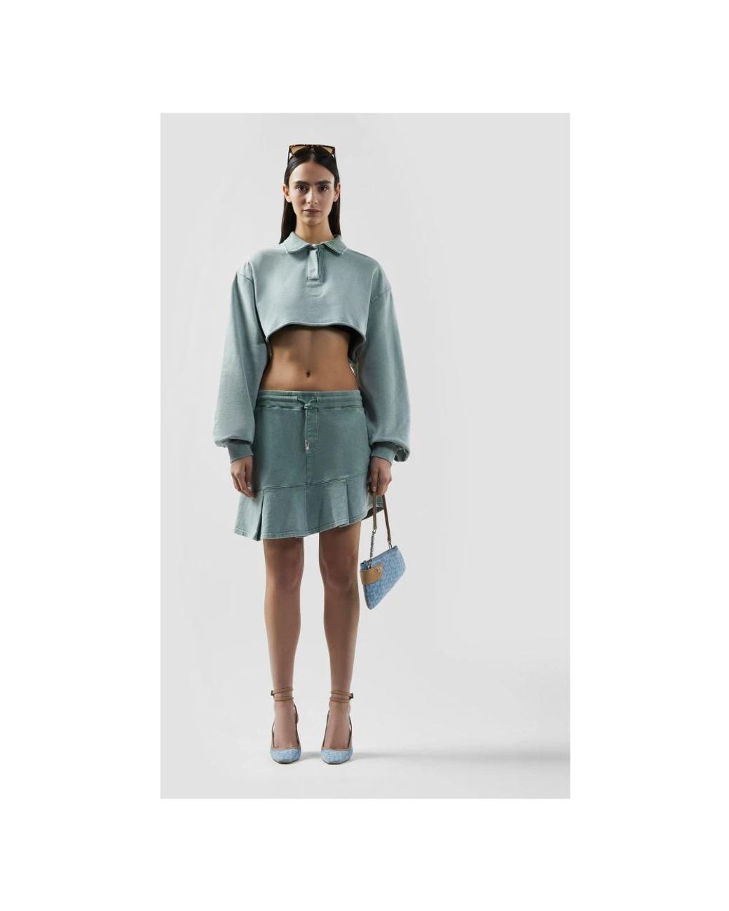 Short Skirts Gcds de color Green