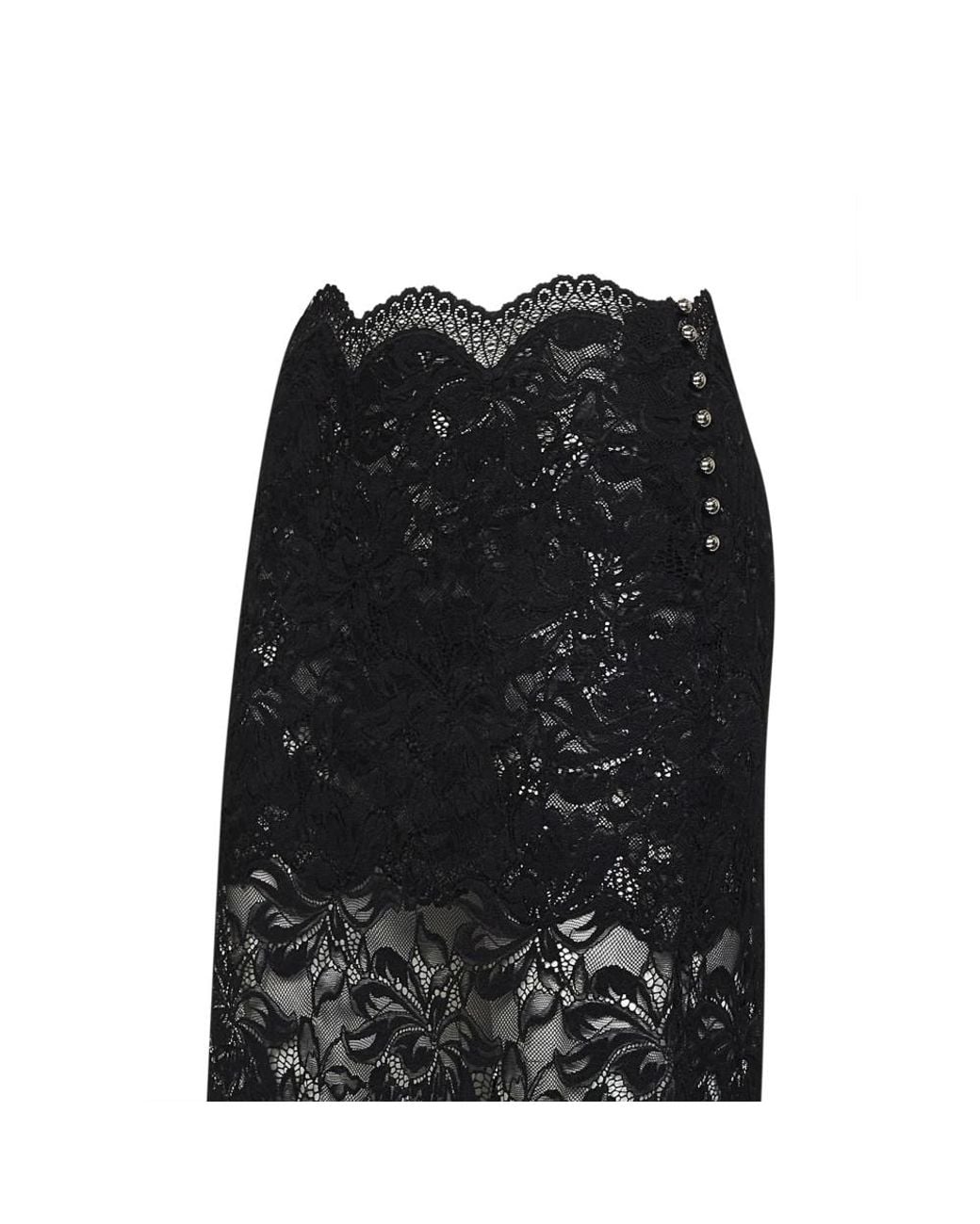 Rabanne Black Midi Skirts