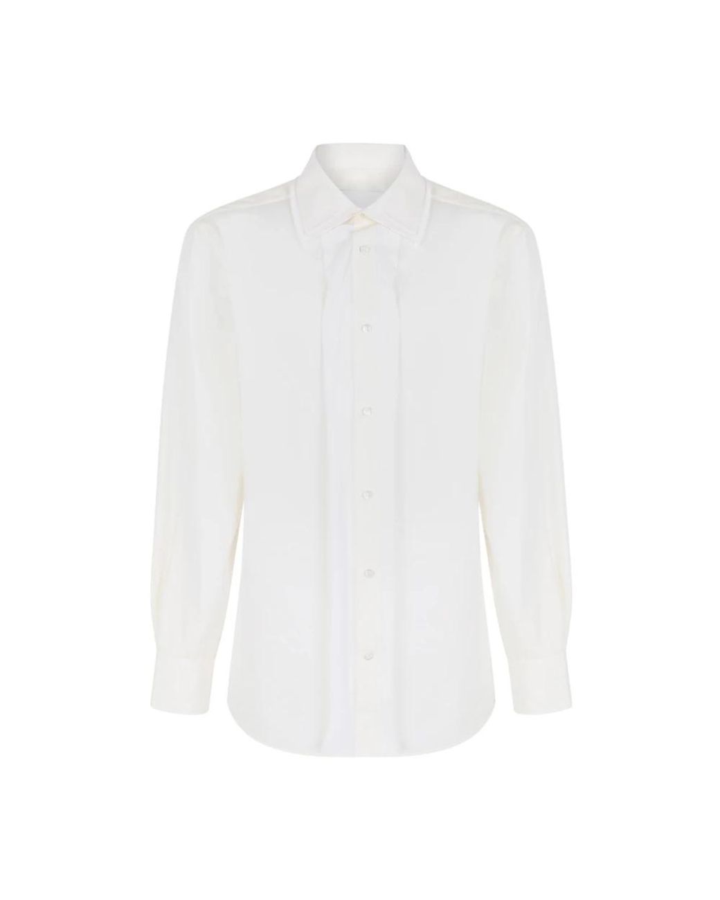 Maison Margiela White Formal Shirts for men