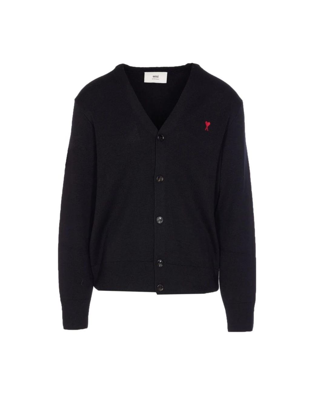 AMI Black Cardigans for men