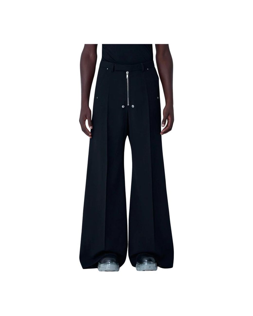 Rick Owens Blue Wide Trousers for men