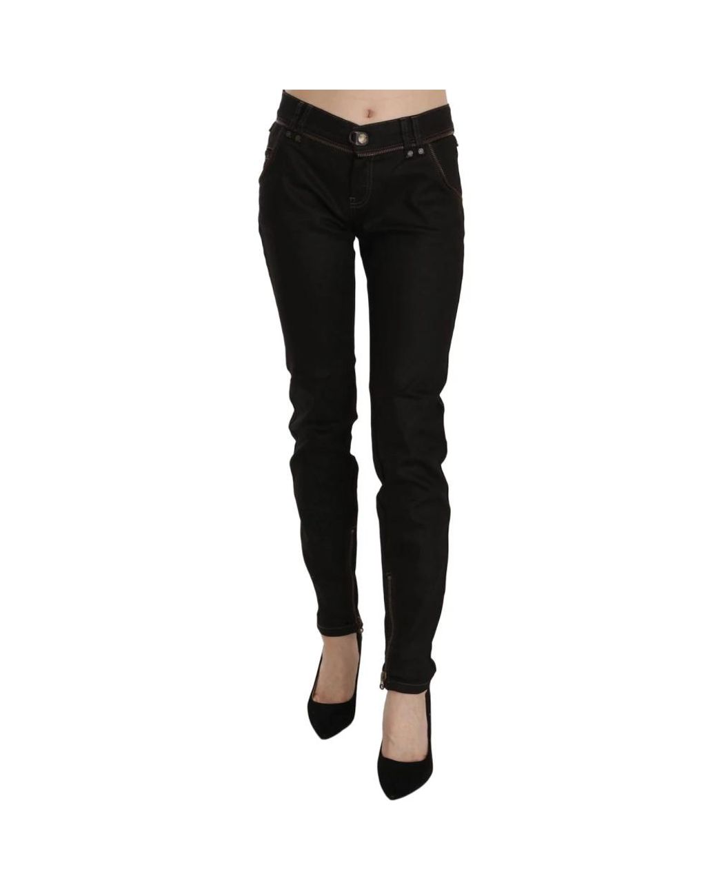 John Galliano Black Skinny Fit Jeans