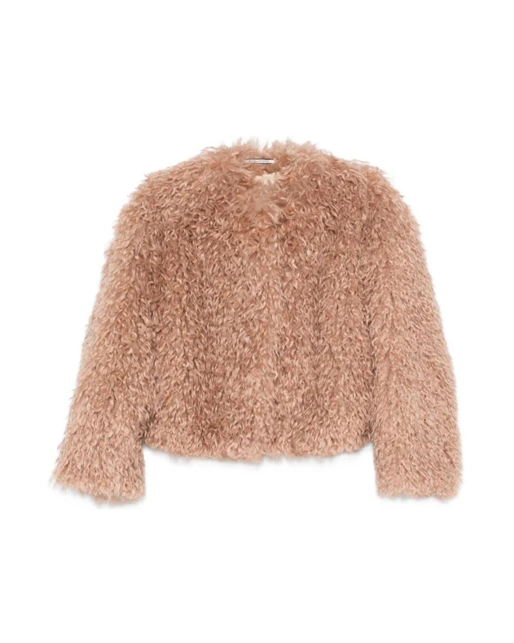 Tagliatore Brown Faux Fur & Shearling Jackets