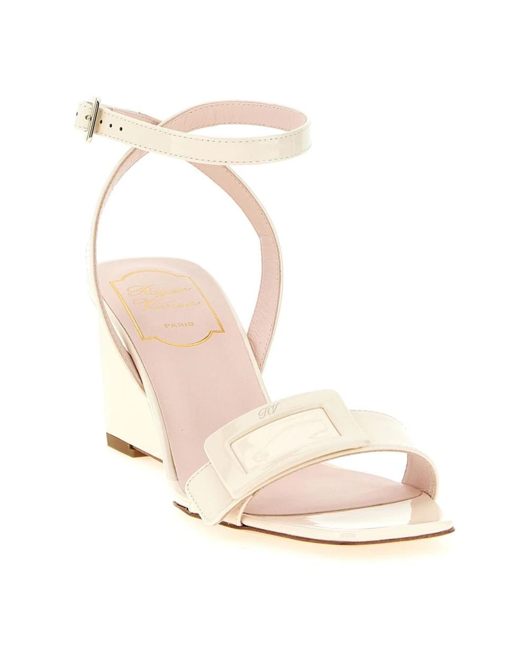 Roger Vivier White Wedges