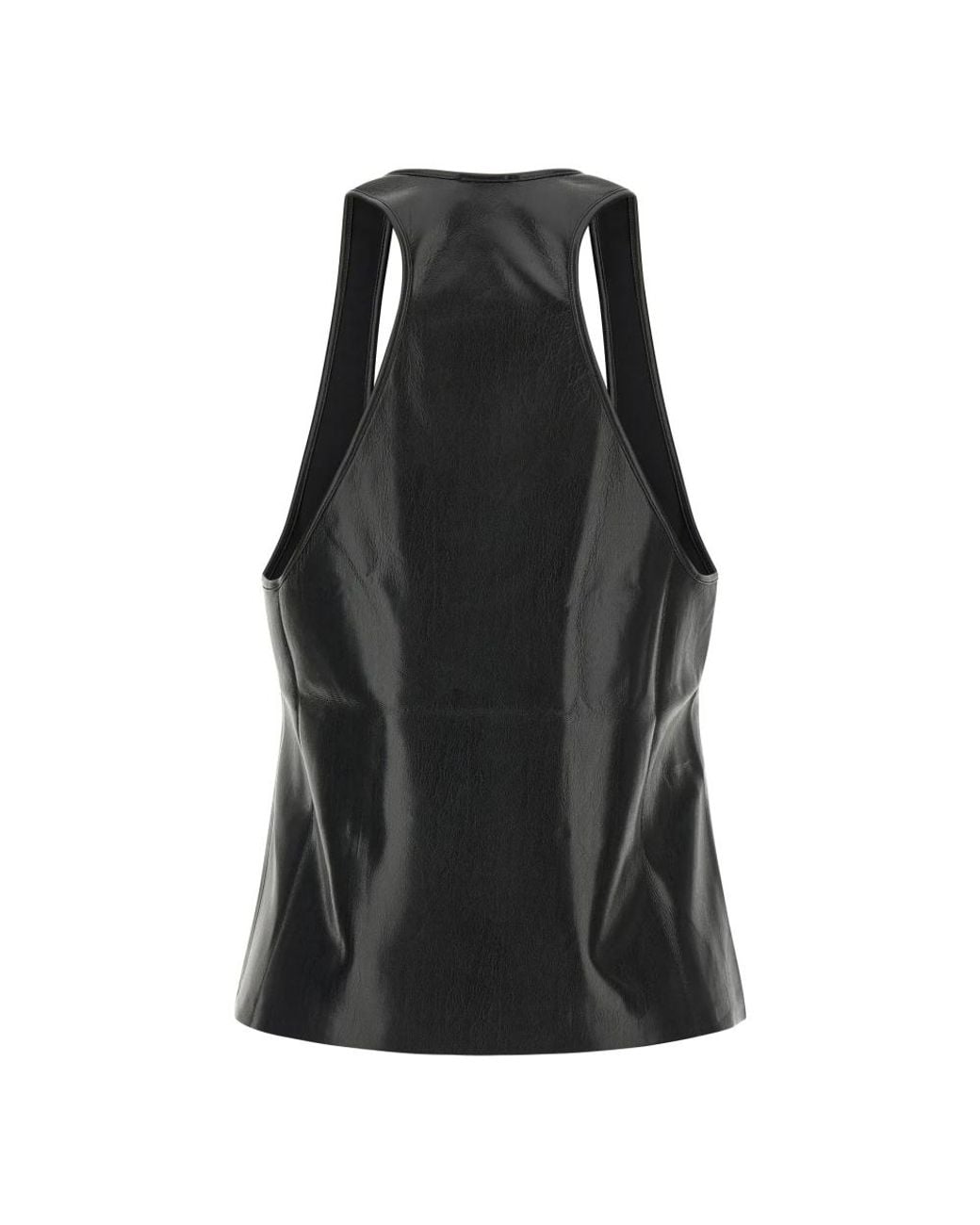 ANDAMANE Black Sleeveless Tops