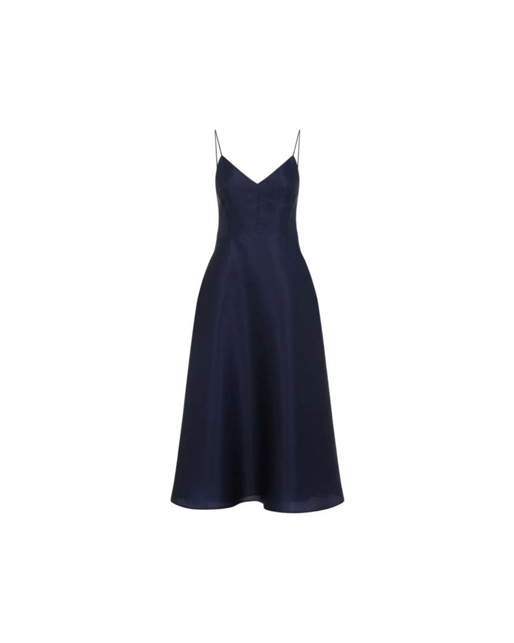 Alberta Ferretti Blue Organza Dress