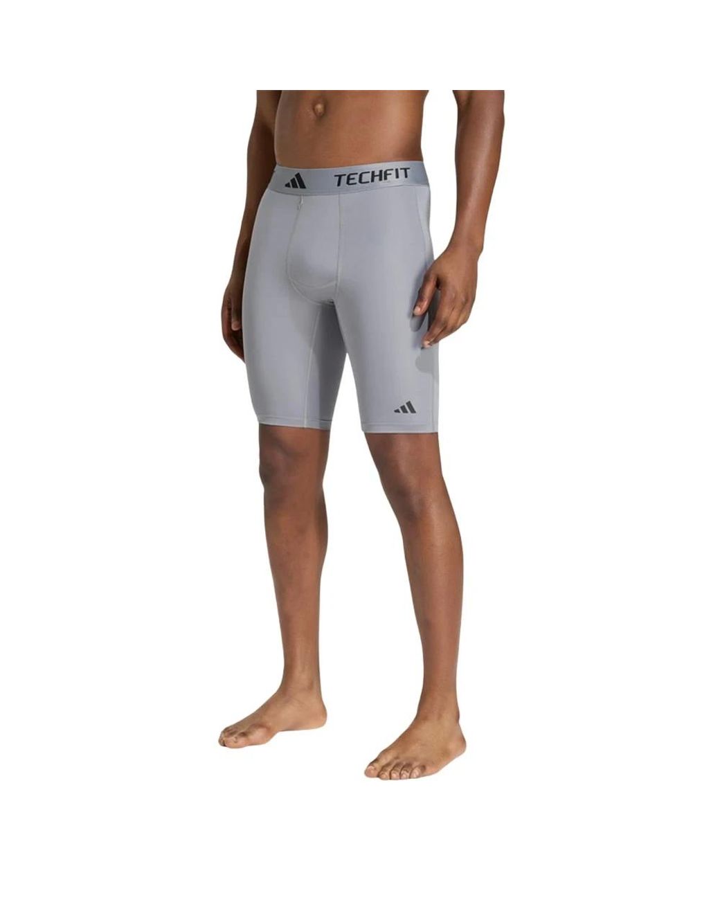 Adidas Techfit Compressie Trainingsshort in het Blue voor heren