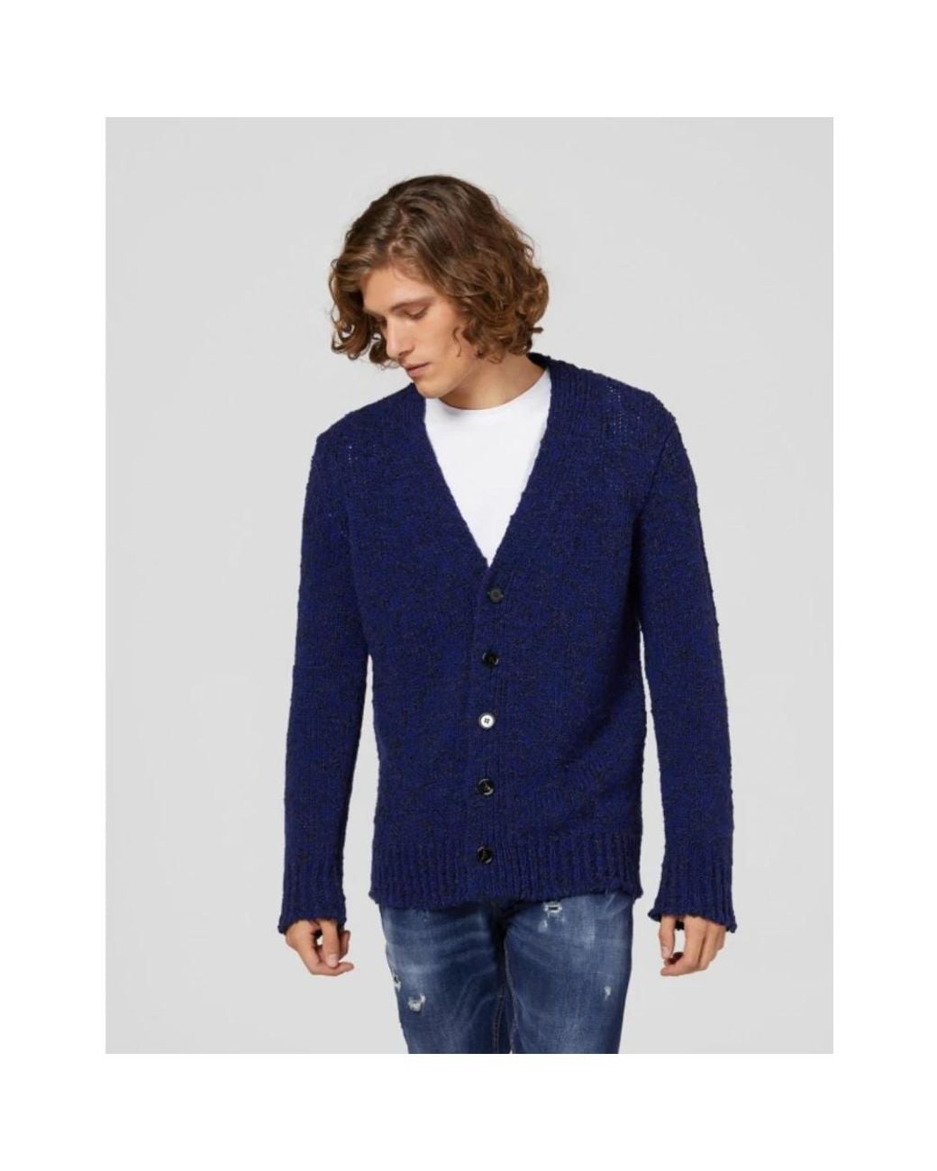 Dondup Blue Cardigans for men