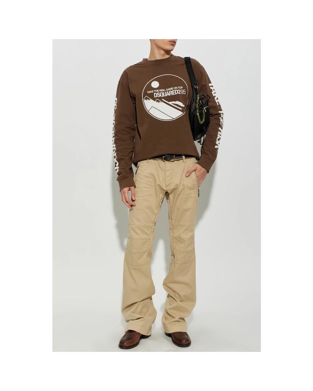 DSquared² Logo-Hose in Natural für Herren