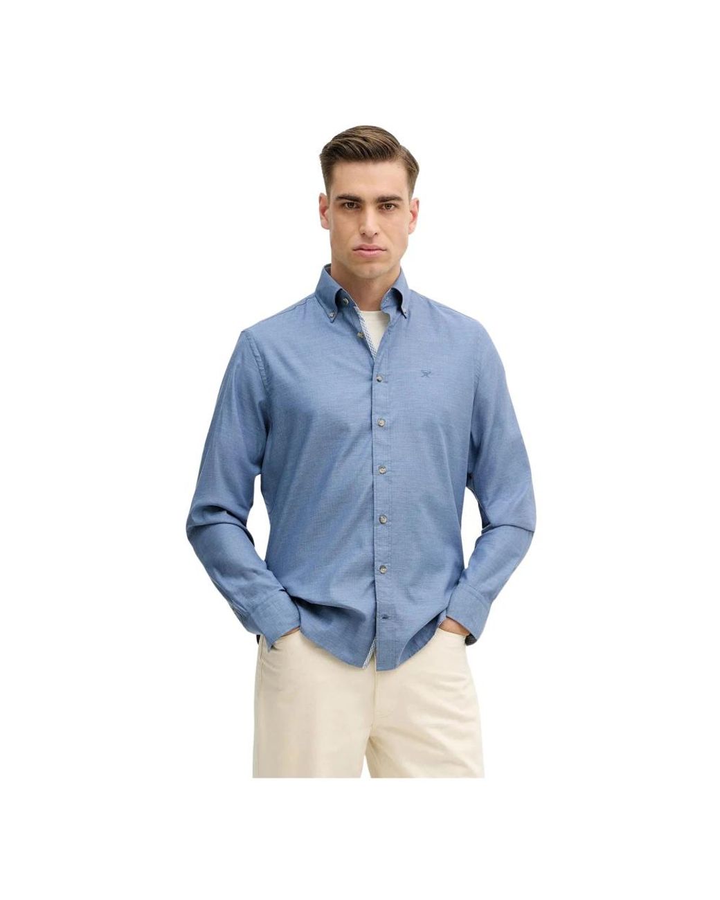 Hackett Button-Down Hemd in Blue für Herren