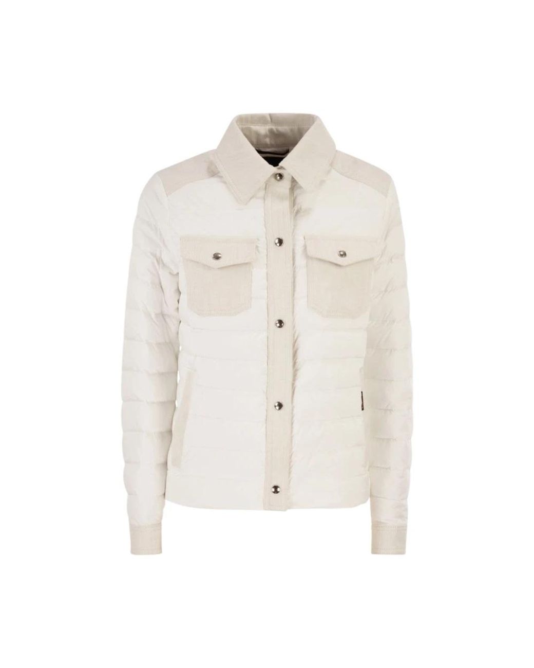 Moorer White Winter Jackets