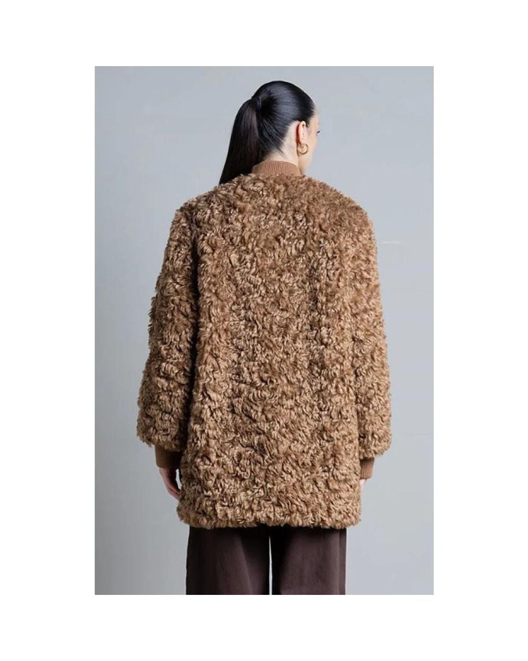 Kaos Brown Faux Fur & Shearling Jackets