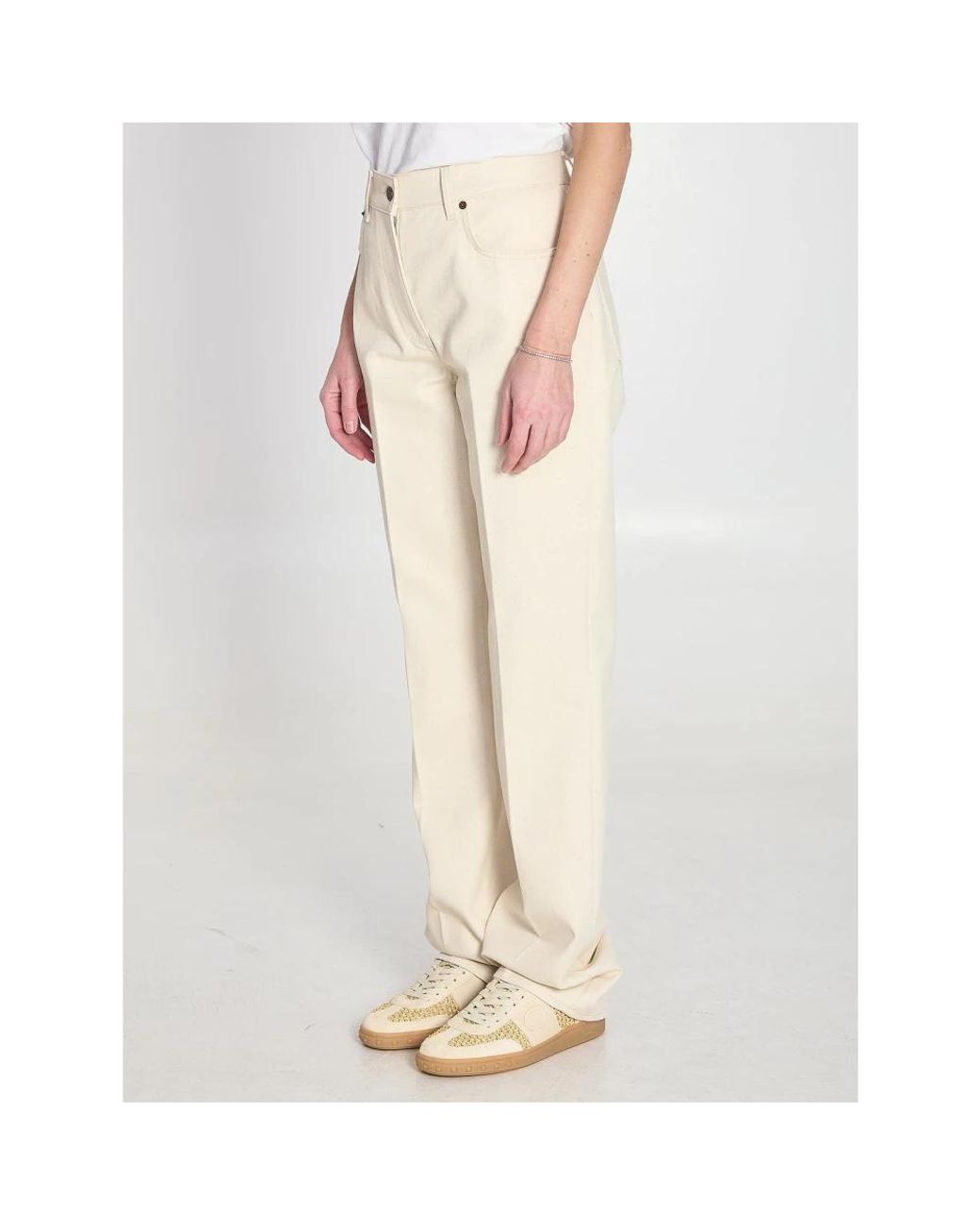 Valentino Garavani Natural Wide Trousers