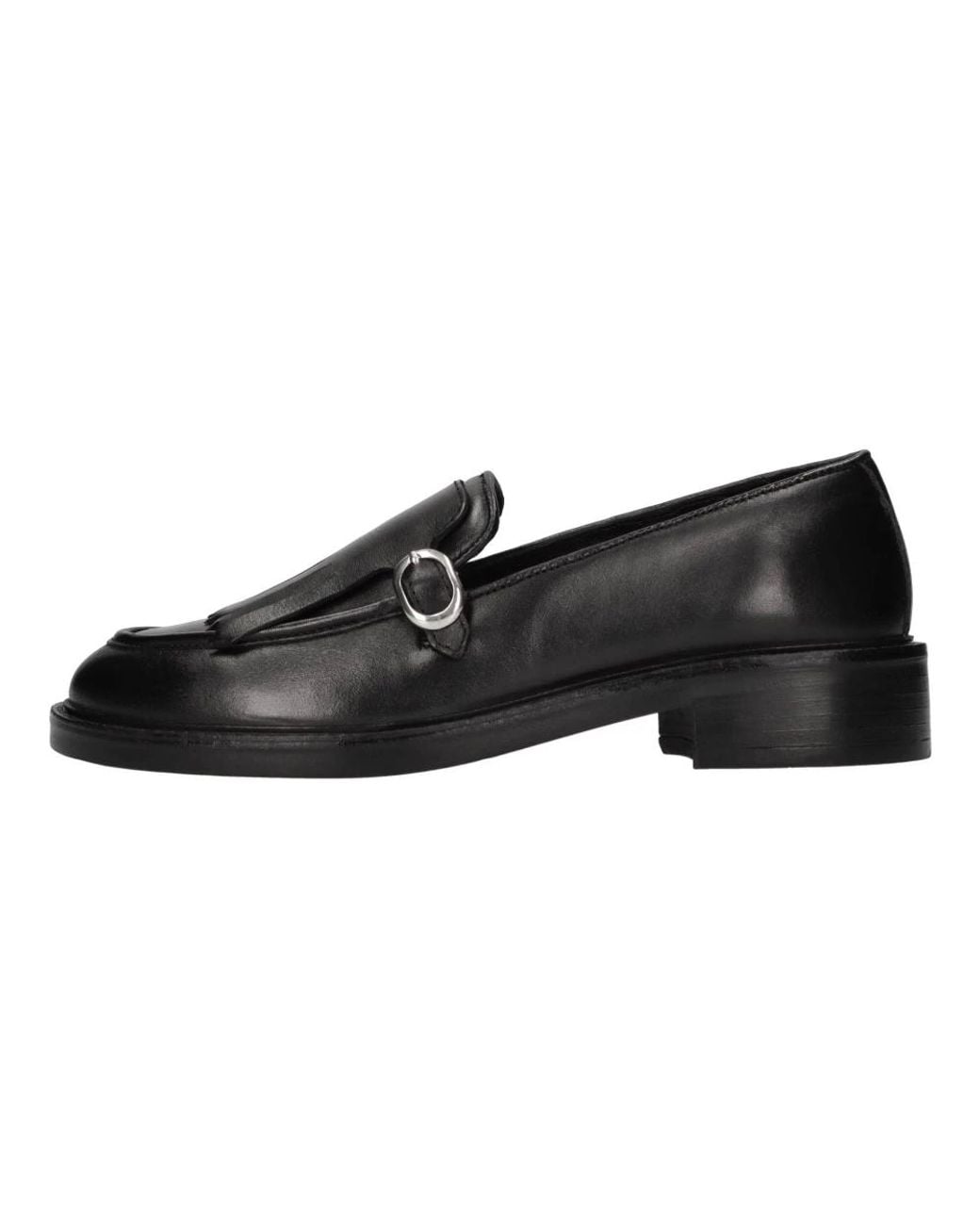 Emanuélle Vee Black Loafers
