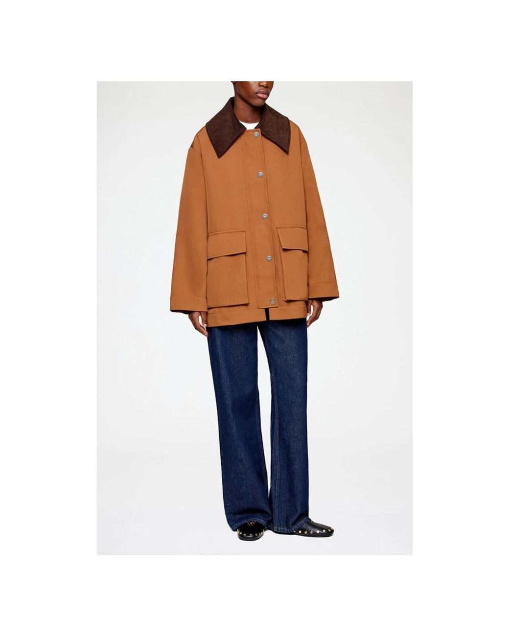 Ganni Brown Light Jackets