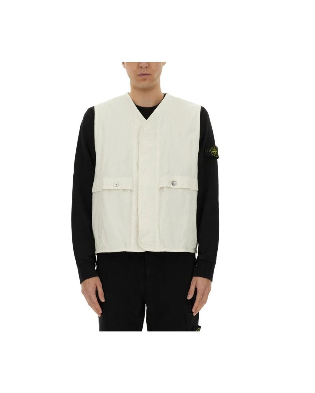 Stone Island Natural Vests for men