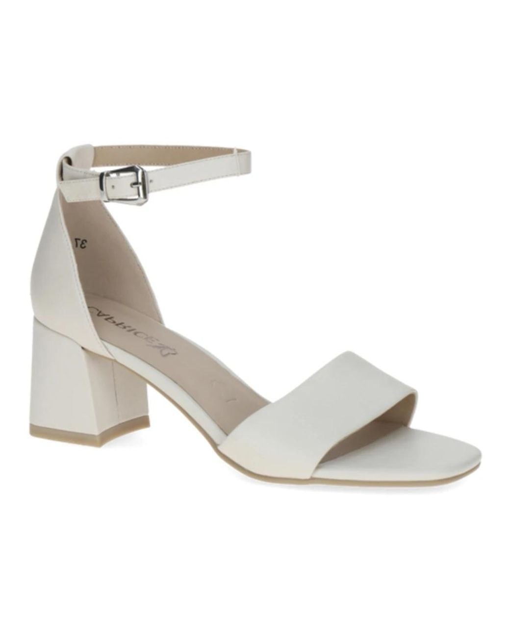 Caprice Metallic High Heel Sandals