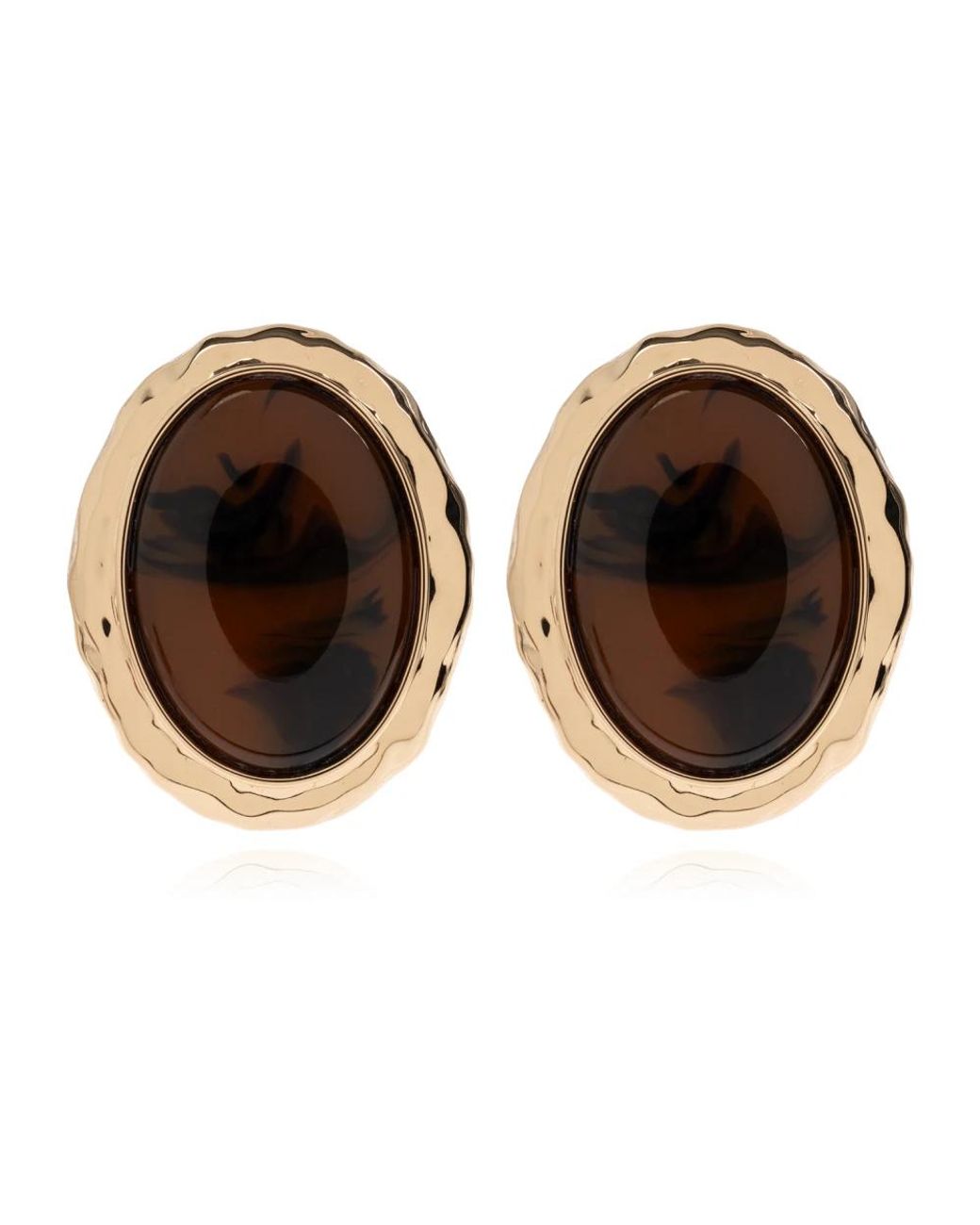 Self-Portrait Brown Earrings