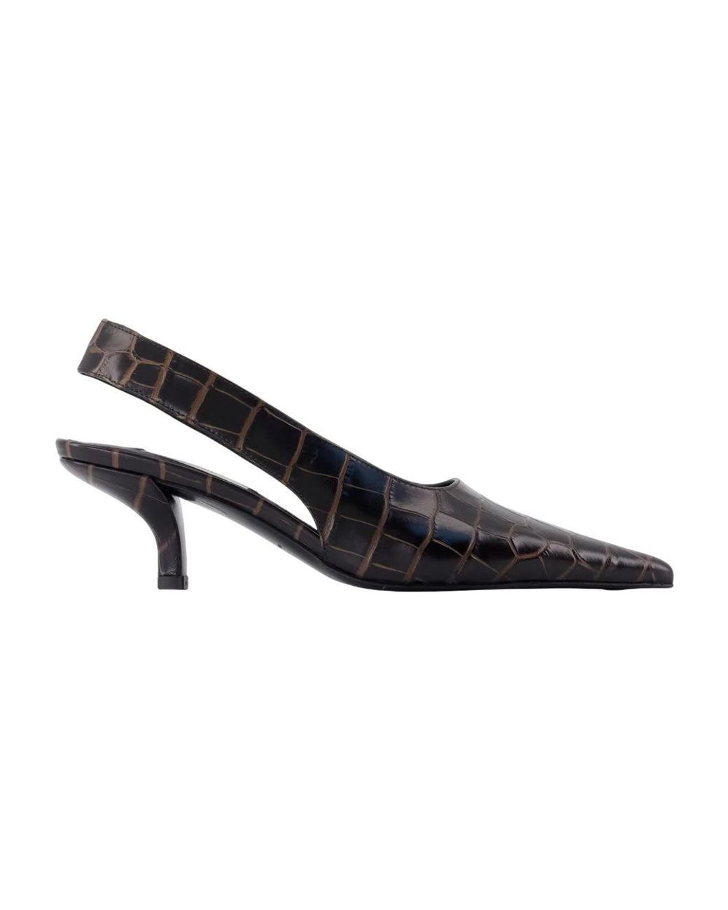 Totême Schoenen ,Bruin ,Leer Bruin Leren Klassieke Sandalen in het Blue