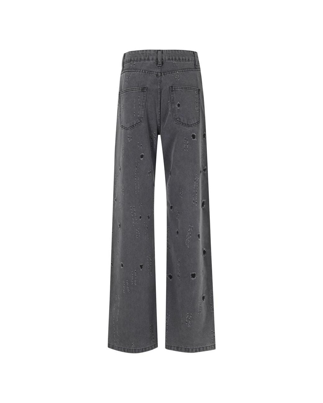 FEDERICA TOSI Gray Wide Jeans