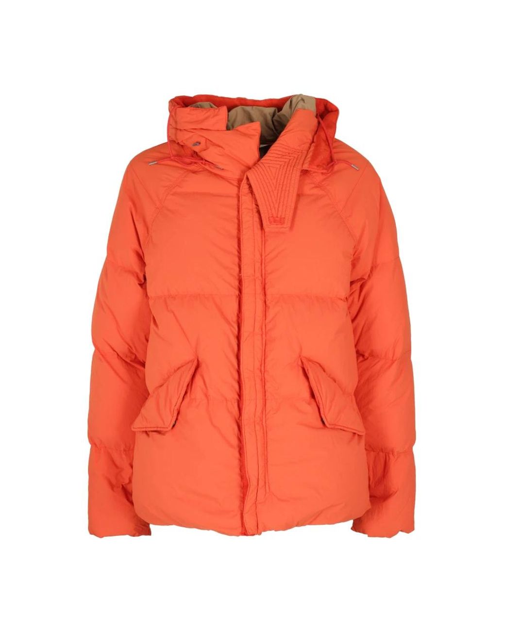C P Company Orange Winter Jackets for men