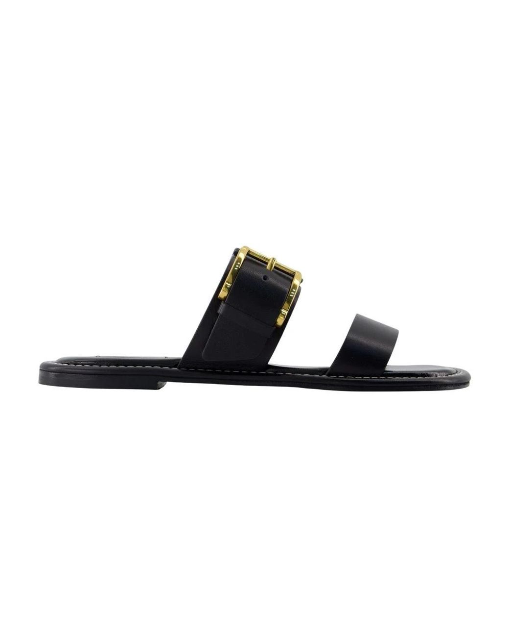 AMI Buckle Sandalen in het Black