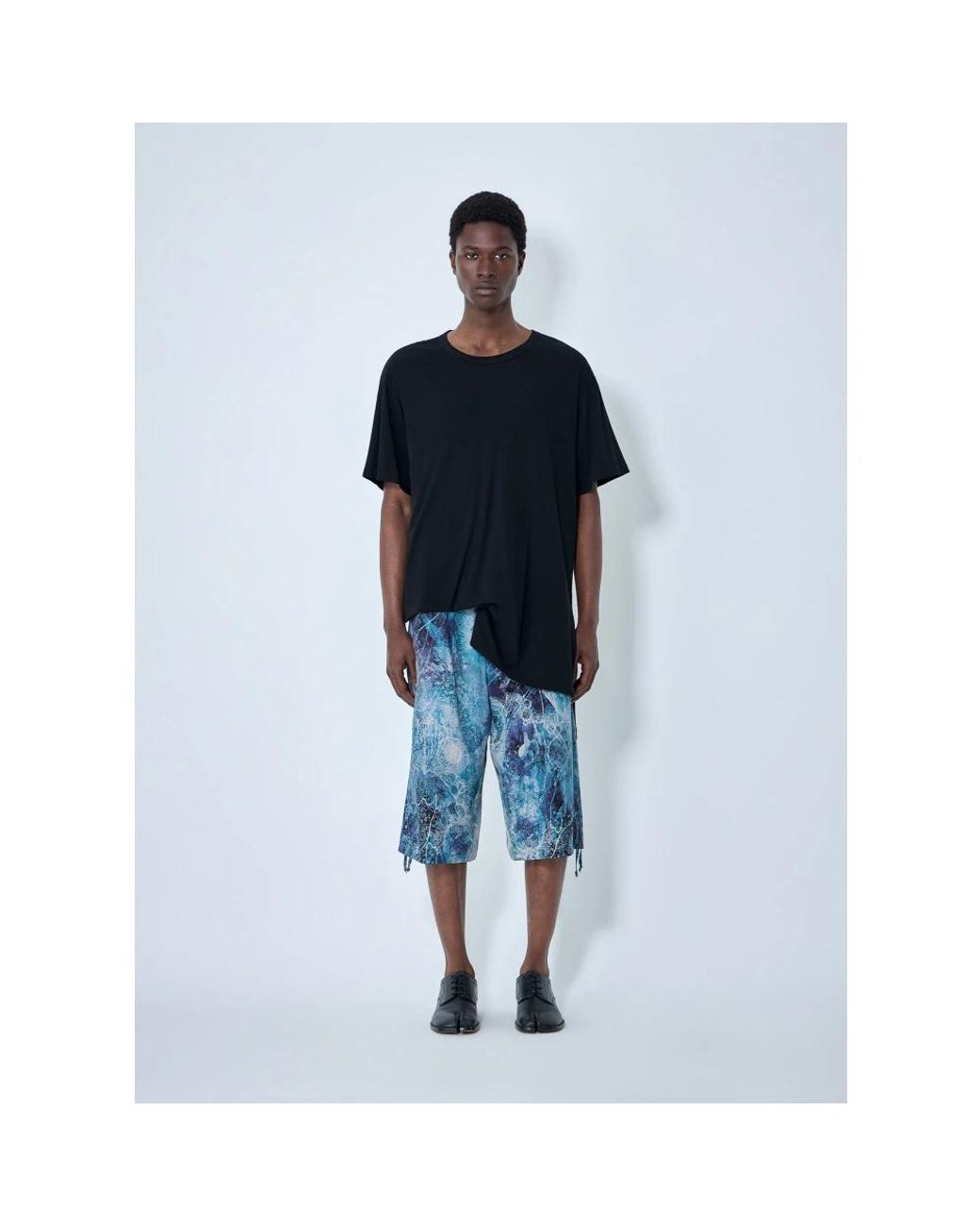 Yohji Yamamoto Blue Bermudas for men