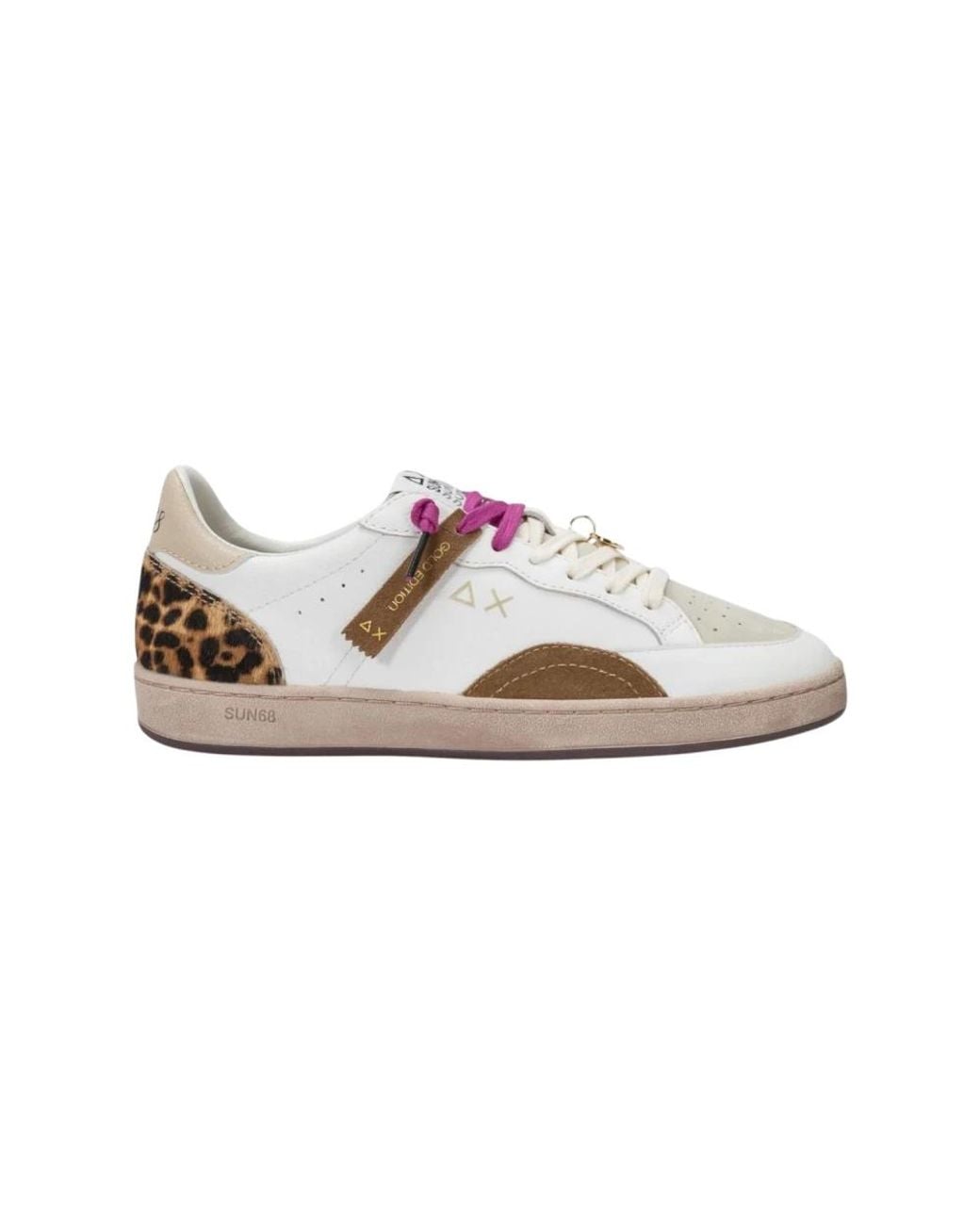 Sun 68 Pink Sneakers