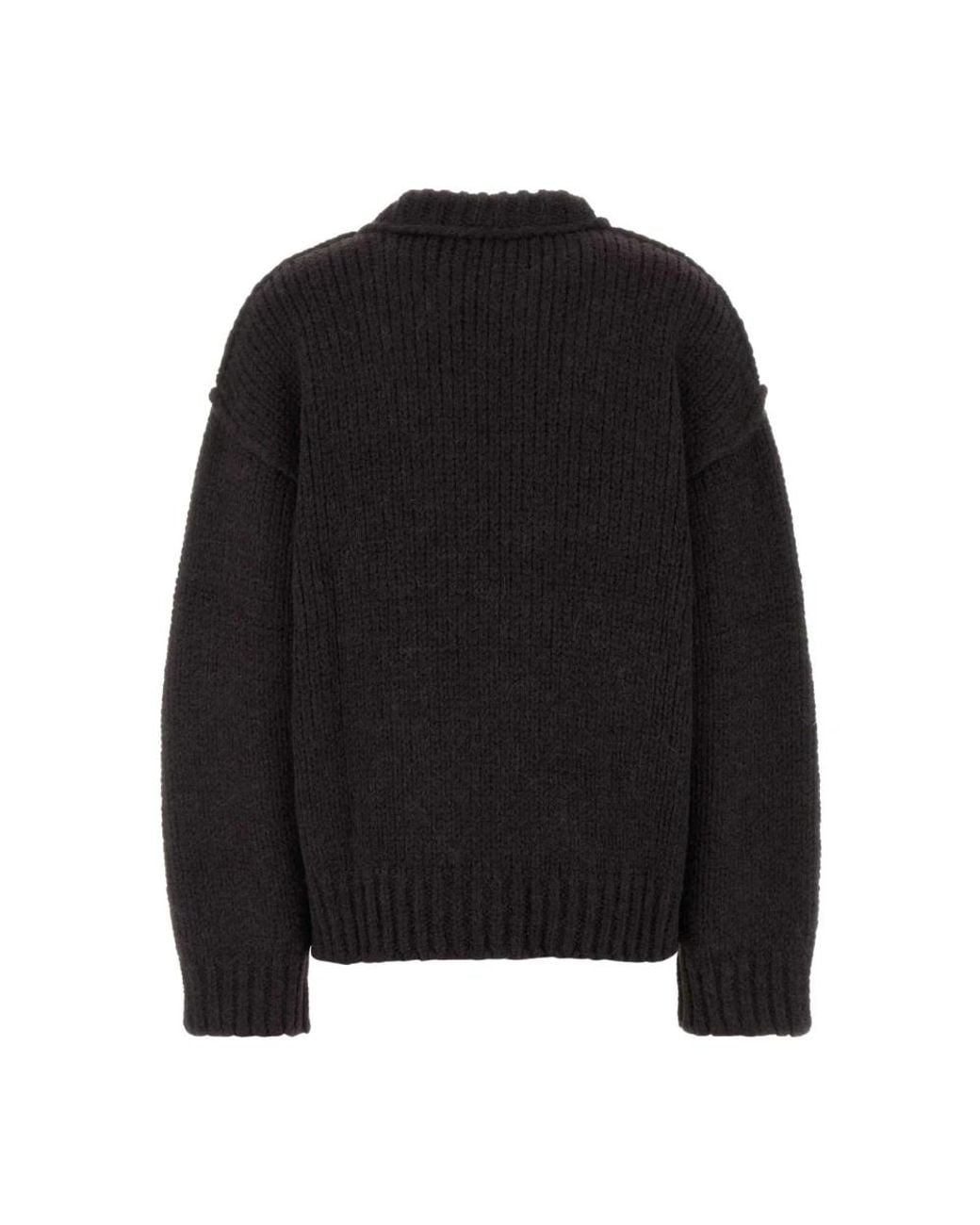 Our Legacy Black Round-Neck Knitwear
