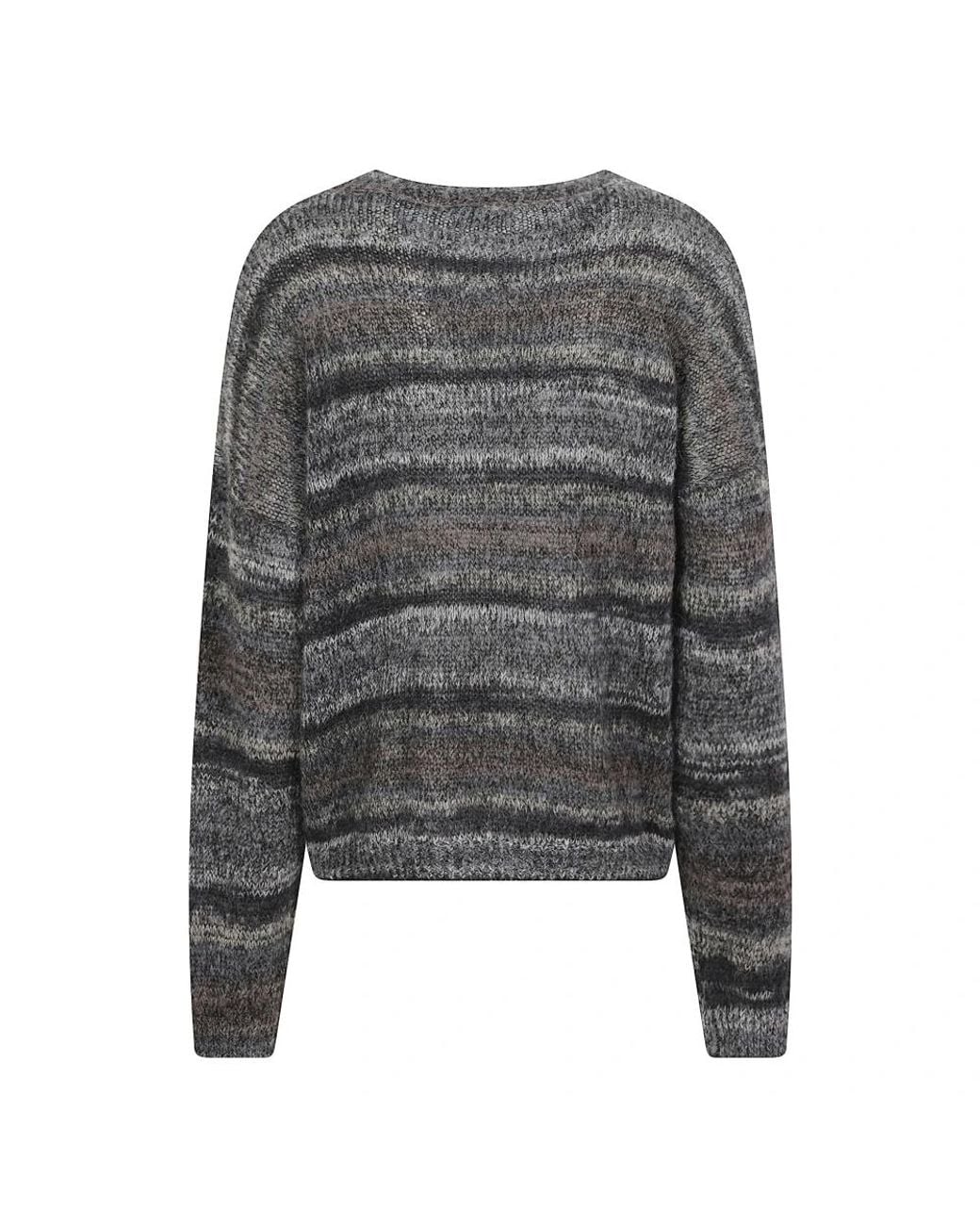 Roberto Collina Gray Round-Neck Knitwear