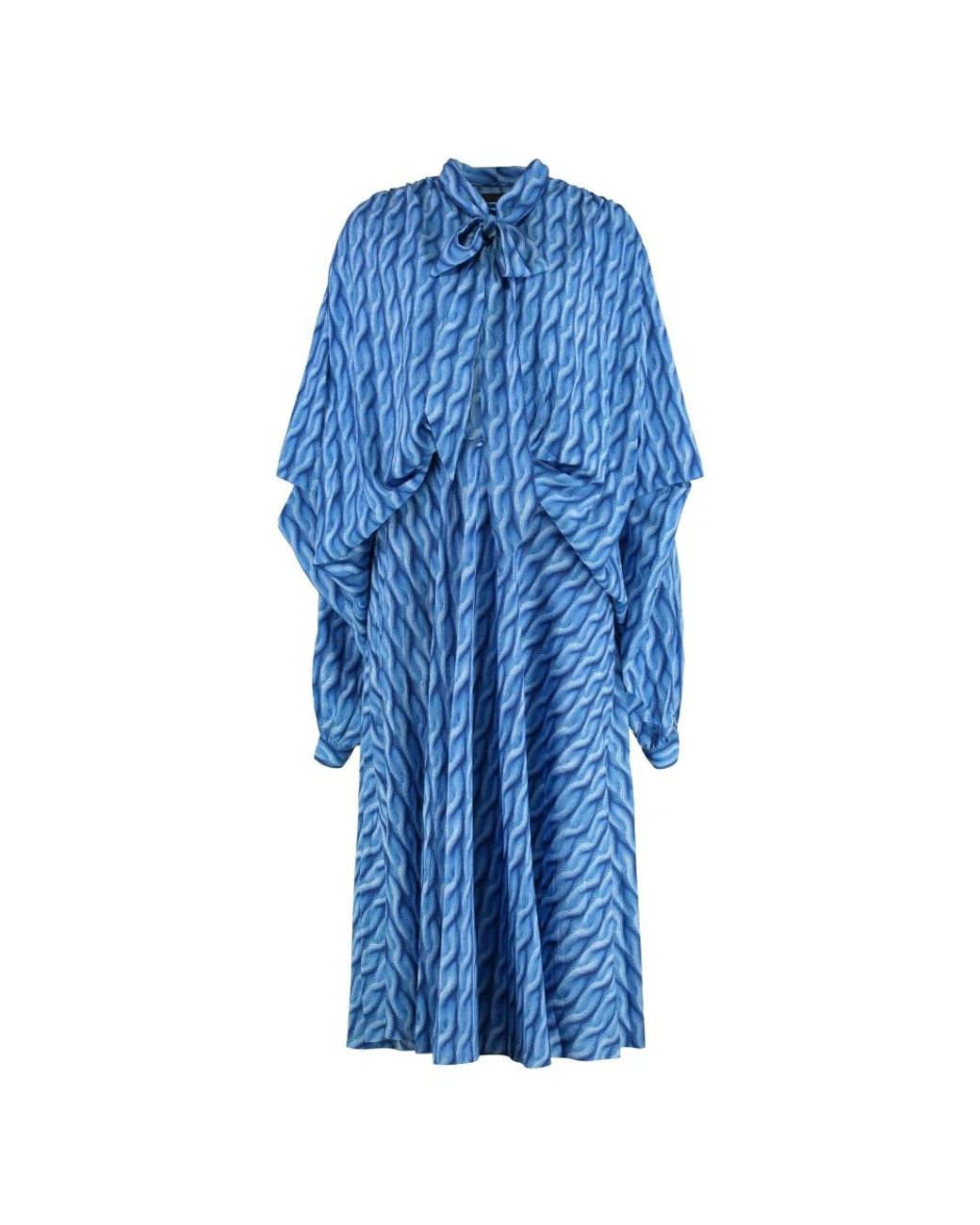 Balenciaga Blue Shirt Dresses
