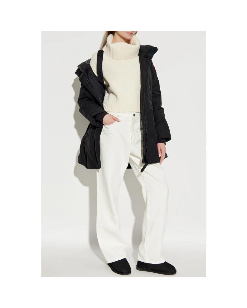 Down Jackets Canada Goose en coloris Black