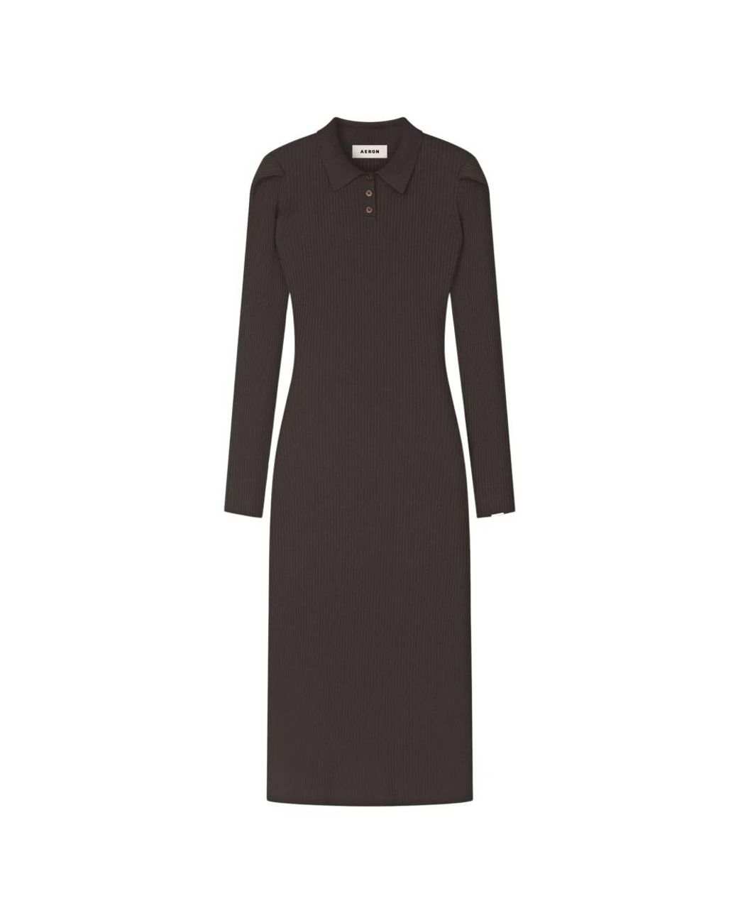 Aeron Black Knitted Dresses