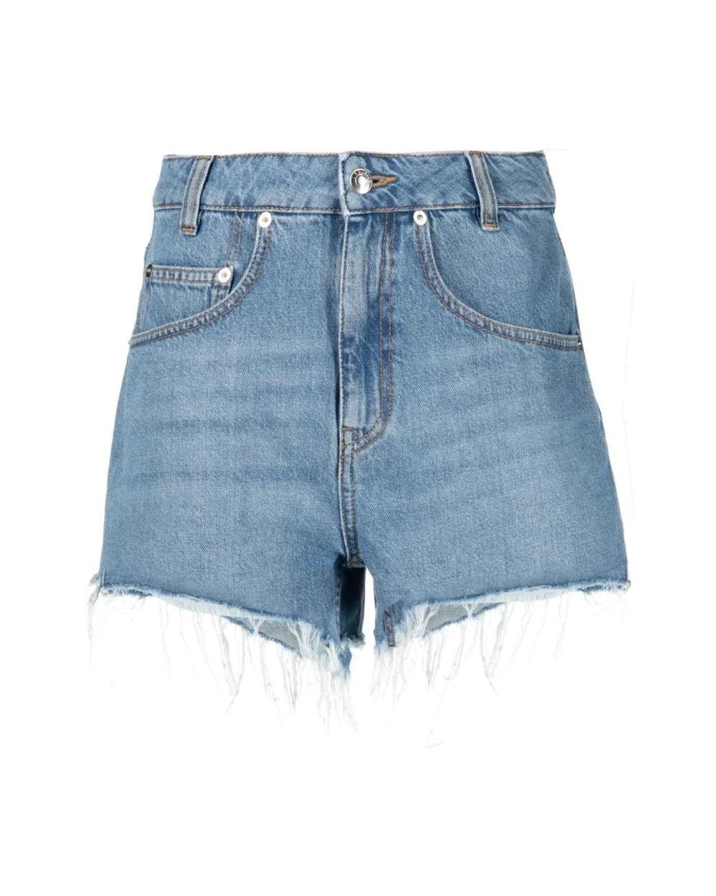 IRO Blue Denim Shorts