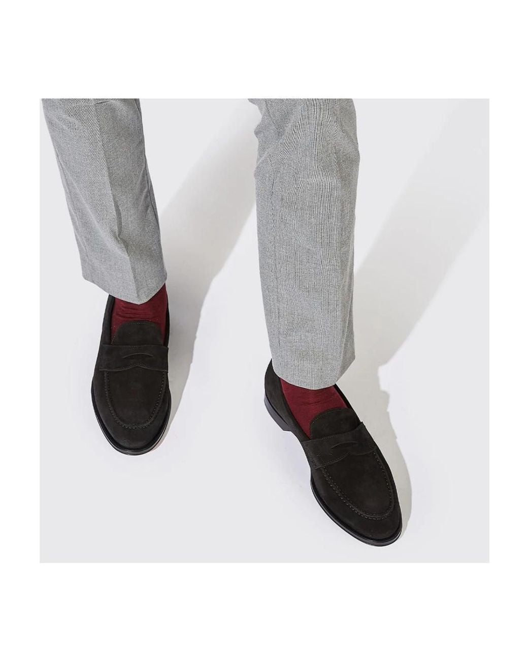 Scarosso Black Loafers for men